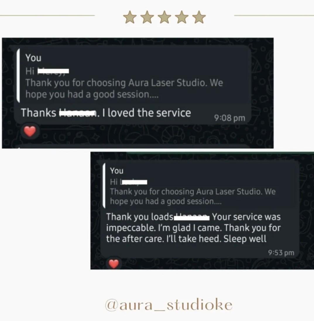 Client testimonial